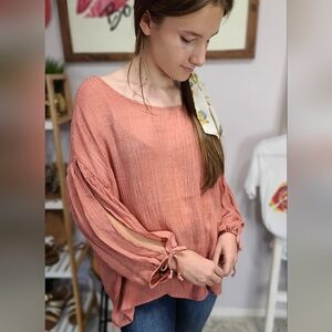 NWT Blu Pepper Boho Flowy Top